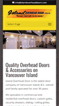 Mobile Screenshot of islandoverheaddoors.com